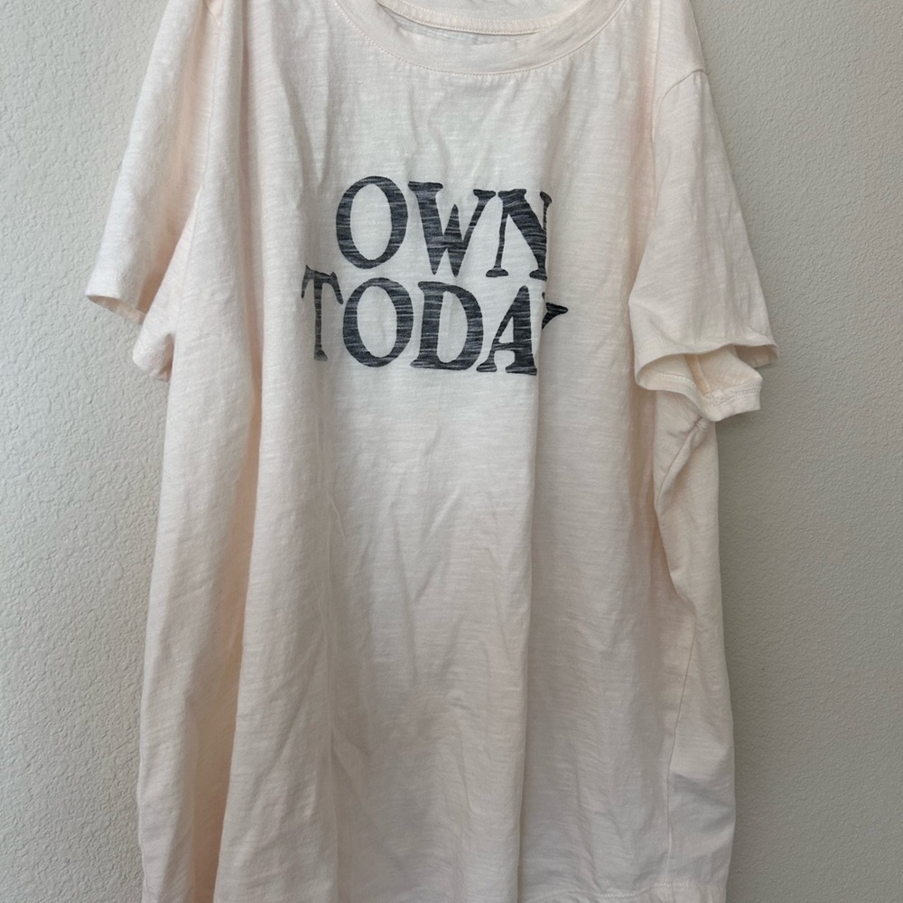 Cream Graphic T-Shirt